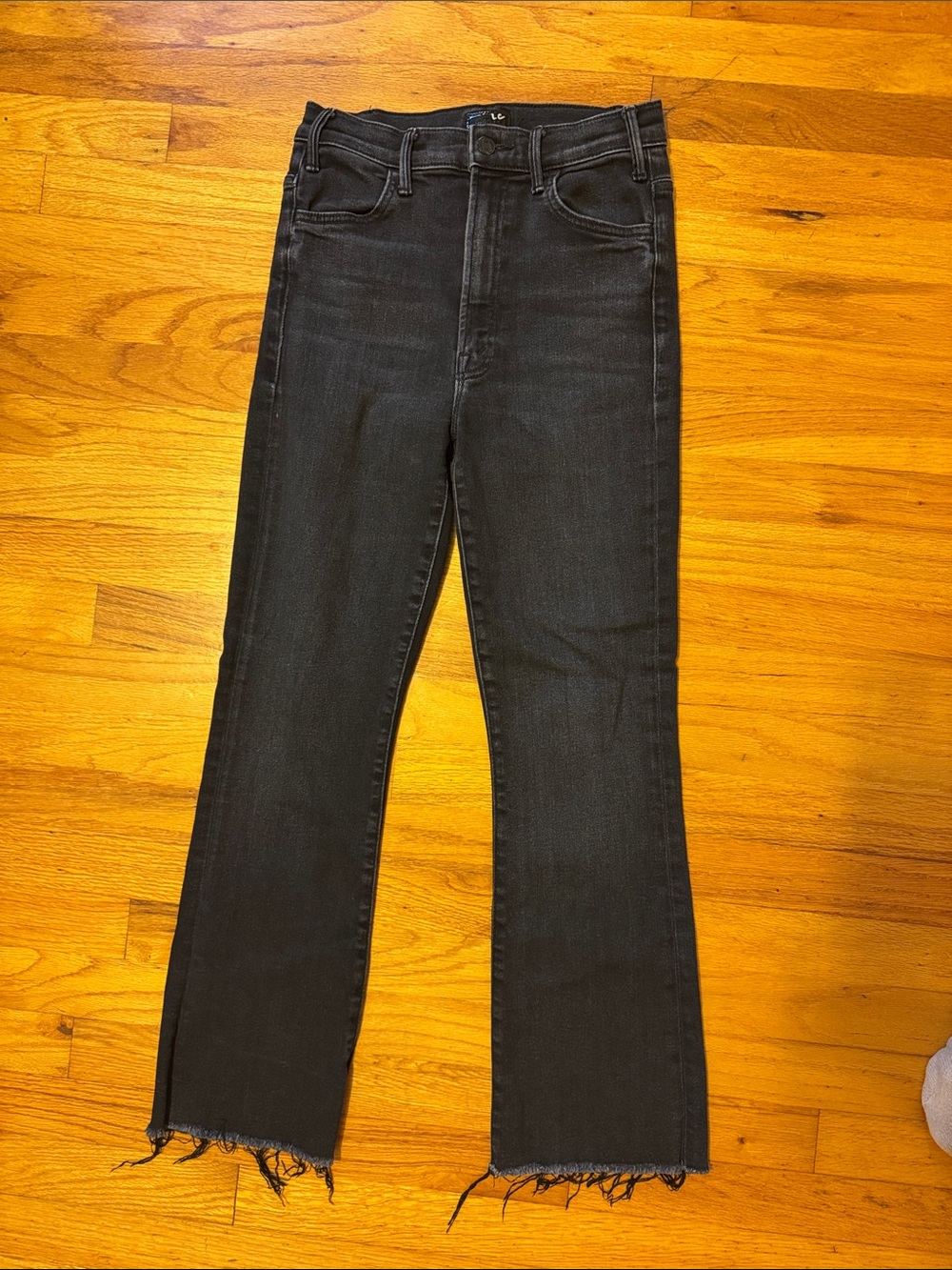 MOTHER High-Rise Ankle Fray Jeans - Picture 3 of 11